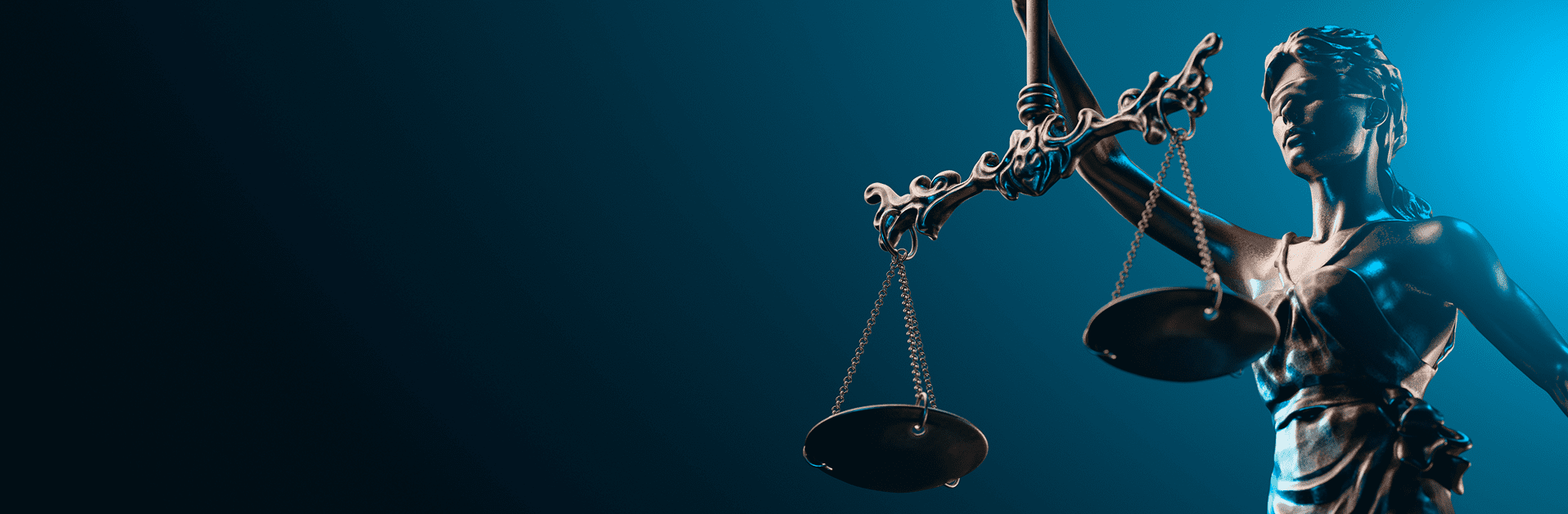 Statue holding weights of justice